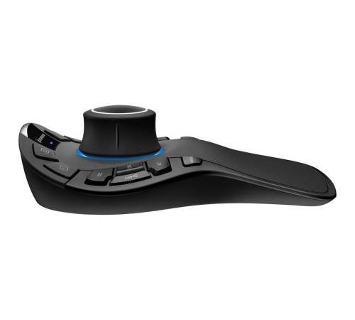 Мышь беспроводная/проводная 3DConnexion SpaceMouse Pro Wireless (3DX-700119) черный, радиоканал, Bluetooth, USB, кнопки - 15