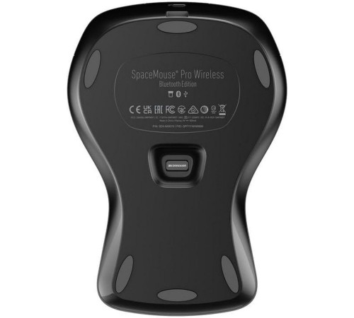 Мышь беспроводная/проводная 3DConnexion SpaceMouse Pro Wireless (3DX-700119) черный, радиоканал, Bluetooth, USB, кнопки - 15