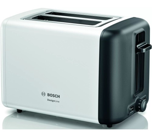 Тостер Bosch TAT3P421 970Вт белый/черный Тостер Bosch TAT3P421 970Вт белый/черный