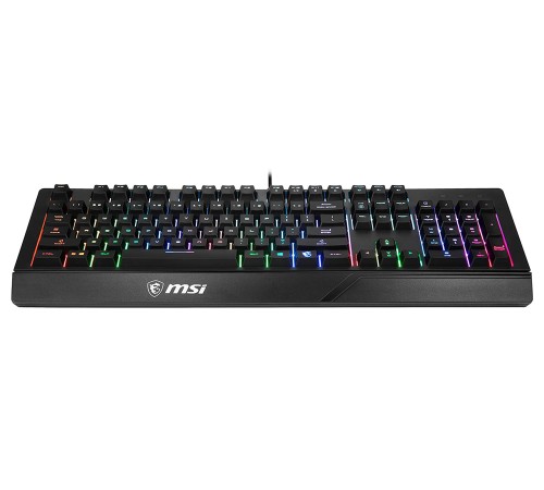 Клавиатура MSI VIGOR GK20 RU черный USB Multimedia for gamer LED (подставка для запястий) Клавиатура MSI VIGOR GK20 RU черный USB Multimedia for gamer LED (подставка для запястий)