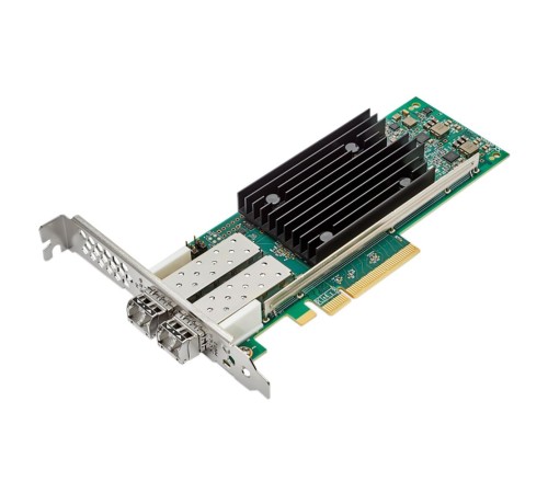 Сетевой адаптер Qlogic QLE2772-SR-SP 32Gb/s FC HBA, 2-port, PCIe v4.0 x8, LowProfile, LC SR MMF, В комплекте две планки (LP + FH)