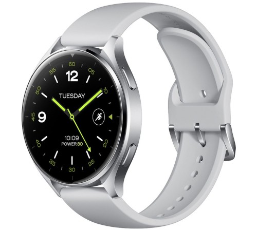 Смарт-часы Xiaomi Watch 2 Silver Case With Gray TPU Strap M2320W1 (BHR8034GL)