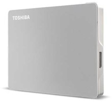 Жесткий диск Toshiba USB 3.0 4Tb HDTX140ESCCA Canvio Flex 2.5" серебристый