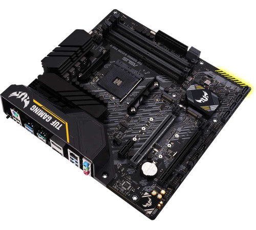 Материнская плата Asus TUF GAMING B450M-PRO II Soc-AM4 AMD B450 4xDDR4 mATX AC`97 8ch(7.1) GbLAN RAID+HDMI+DP