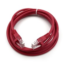 Патч-корд Buro UTP 4 пары cat5E CCA molded 2м красный RJ-45 (m)-RJ-45 (m)