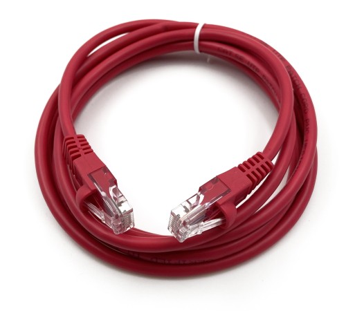Патч-корд Buro UTP 4 пары cat5E CCA molded 2м красный RJ-45 (m)-RJ-45 (m) Патч-корд Buro UTP 4 пары cat5E CCA molded 2м красный RJ-45 (m)-RJ-45 (m)