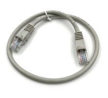 Патч-корд Buro UTP 4 пары cat5E CCA molded 0.5м серый RJ-45 (m)-RJ-45 (m)