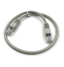 Патч-корд Buro UTP 4 пары cat5E CCA molded 0.5м серый RJ-45 (m)-RJ-45 (m)