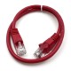 Патч-корд Buro UTP 4 пары cat5E CCA molded 0.5м красный RJ-45 (m)-RJ-45 (m)
