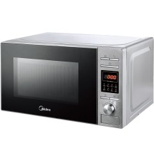 Микроволновая Печь Midea AG820CP2-S 20л. 800Вт черный/серебристый