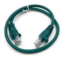 Патч-корд Buro UTP 4 пары cat5E CCA molded 0.5м зеленый RJ-45 (m)-RJ-45 (m)