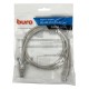 Патч-корд Buro UTP 4 пары cat5E CCA molded 1м серый RJ-45 (m)-RJ-45 (m)
