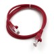 Патч-корд Buro UTP 4 пары cat5E CCA molded 1м красный RJ-45 (m)-RJ-45 (m)