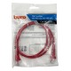 Патч-корд Buro UTP 4 пары cat5E CCA molded 1м красный RJ-45 (m)-RJ-45 (m)