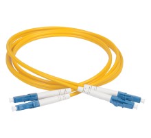 Патч-корд ITK FPC09-LCU-LCU-C2L-1M 2x9/125 OS1/OS2 LC дуплекс-LC дуплекс 1м LSZH желтый