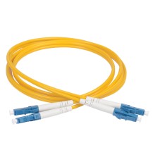 Патч-корд ITK FPC09-LCU-LCU-C2L-1M 2x9/125 OS1/OS2 LC дуплекс-LC дуплекс 1м LSZH желтый