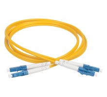 Патч-корд ITK FPC09-LCU-LCU-C2L-3M 2x9/125 OS1/OS2 LC дуплекс-LC дуплекс 3м LSZH желтый