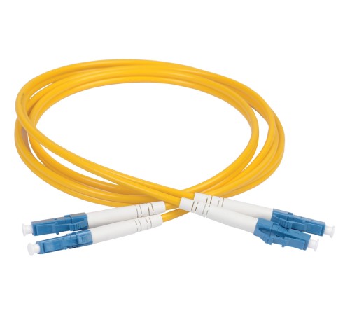Патч-корд ITK FPC09-LCU-LCU-C2L-3M 2x9/125 OS1/OS2 LC дуплекс-LC дуплекс 3м LSZH желтый