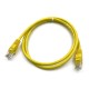 Патч-корд Buro UTP 4 пары cat5E CCA molded 1м желтый RJ-45 (m)-RJ-45 (m)