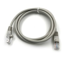Патч-корд Buro UTP 4 пары cat5E CCA molded 1.5м серый RJ-45 (m)-RJ-45 (m)