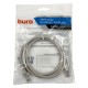 Патч-корд Buro UTP 4 пары cat5E CCA molded 1.5м серый RJ-45 (m)-RJ-45 (m)