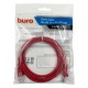 Патч-корд Buro UTP 4 пары cat5E CCA molded 1.5м красный RJ-45 (m)-RJ-45 (m)