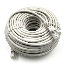 Патч-корд Buro UTP 4 пары cat5E CCA molded 25м серый RJ-45 (m)-RJ-45 (m)