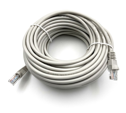 Патч-корд Buro UTP 4 пары cat5E CCA molded 20м серый RJ-45 (m)-RJ-45 (m) Патч-корд Buro UTP 4 пары cat5E CCA molded 20м серый RJ-45 (m)-RJ-45 (m)
