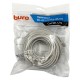 Патч-корд Buro UTP 4 пары cat5E CCA molded 15м серый RJ-45 (m)-RJ-45 (m)