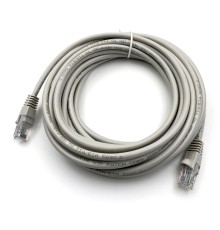 Патч-корд Buro UTP 4 пары cat5E CCA molded 7м серый RJ-45 (m)-RJ-45 (m)