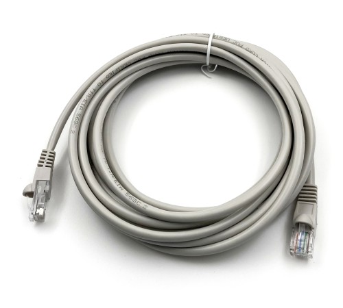 Патч-корд Buro UTP 4 пары cat5E CCA molded 5м серый RJ-45 (m)-RJ-45 (m) Патч-корд Buro UTP 4 пары cat5E CCA molded 5м серый RJ-45 (m)-RJ-45 (m)