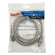 Патч-корд Buro UTP-5E-3M-G UTP 4 пары cat5E CCA molded 3м серый RJ-45 (m)-RJ-45 (m)