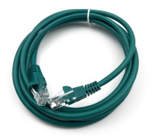 Патч-корд Buro UTP 4 пары cat5E CCA molded 2м зеленый RJ-45 (m)-RJ-45 (m)