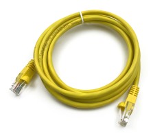 Патч-корд Buro UTP 4 пары cat5E CCA molded 2м желтый RJ-45 (m)-RJ-45 (m)