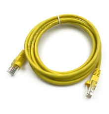 Патч-корд Buro UTP 4 пары cat5E CCA molded 2м желтый RJ-45 (m)-RJ-45 (m)