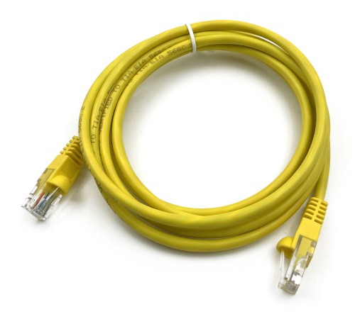 Патч-корд Buro UTP 4 пары cat5E CCA molded 2м желтый RJ-45 (m)-RJ-45 (m) Патч-корд Buro UTP 4 пары cat5E CCA molded 2м желтый RJ-45 (m)-RJ-45 (m)