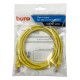 Патч-корд Buro UTP 4 пары cat5E CCA molded 2м желтый RJ-45 (m)-RJ-45 (m)