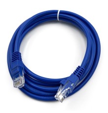 Патч-корд Buro UTP 4 пары cat5E CCA molded 2м синий RJ-45 (m)-RJ-45 (m)