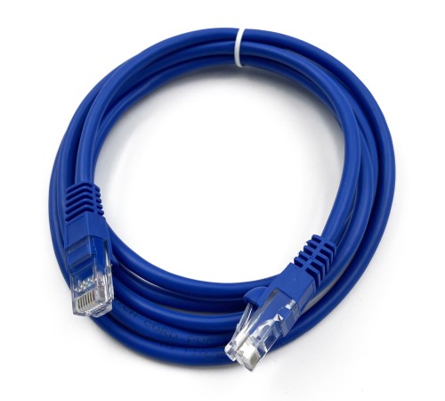 Патч-корд Buro UTP 4 пары cat5E CCA molded 2м синий RJ-45 (m)-RJ-45 (m) Патч-корд Buro UTP 4 пары cat5E CCA molded 2м синий RJ-45 (m)-RJ-45 (m)