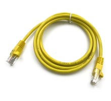 Патч-корд Buro UTP 4 пары cat5E CCA molded 1.5м желтый RJ-45 (m)-RJ-45 (m)