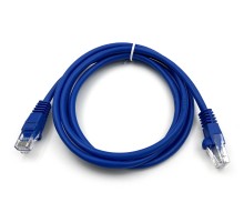 Патч-корд Buro UTP 4 пары cat5E CCA molded 1.5м синий RJ-45 (m)-RJ-45 (m)