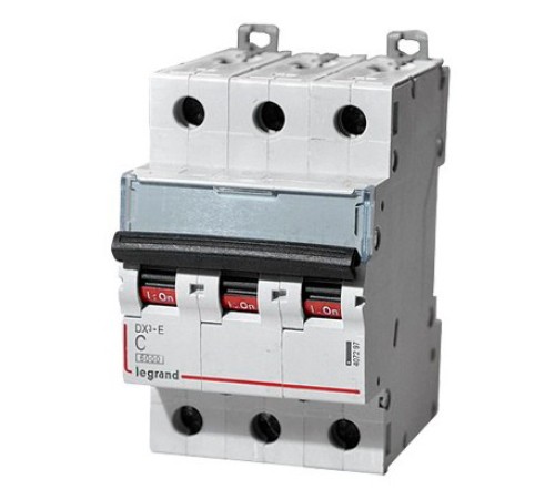 Выключатель автоматический Legrand DX3 407294 32A тип C 6kA 3П 400В 3мод (упак.:1шт)