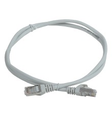 Патч-корд ITK PC01-C5EF-05M-G FTP вилка RJ-45-вилка RJ-45 кат.5е 0.5м серый ПВХ (уп.:1шт)