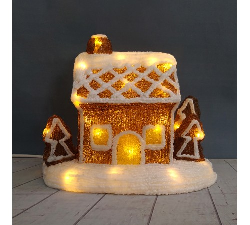 Фигура Neon-Night Home Пряничный домик 30лам. акрил (513-324)
