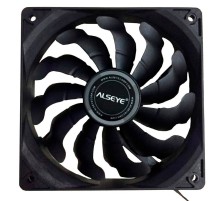 Вентилятор в корпус ALSEYE S120-F, 120mm, 500 - 1700 RPM, 33.8dB, 66CFM, 4Pin PWM, черный