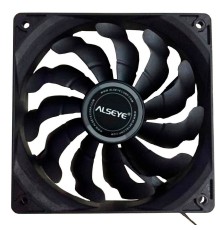 Вентилятор в корпус ALSEYE S120-F, 120mm, 500 - 1700 RPM, 33.8dB, 66CFM, 4Pin PWM, черный