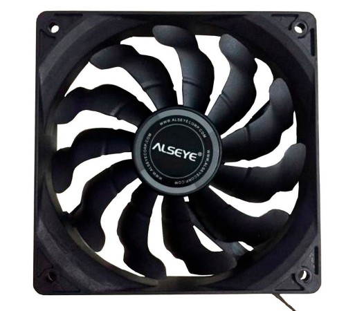 Вентилятор в корпус ALSEYE S120-F, 120mm, 500 - 1700 RPM, 33.8dB, 66CFM, 4Pin PWM, черный Вентилятор в корпус ALSEYE S120-F, 120mm, 500 - 1700 RPM, 33.8dB, 66CFM, 4Pin PWM, черный
