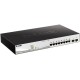 Коммутатор D-Link DGS-1210-10MP/FL 8G 2SFP 8PoE+ 130W управляемый