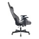 Кресло игровое Бюрократ VIKING 7 KNIGHT Fabric серый Loft ромбик текстиль/эко.кожа с подголов. крестовина металл