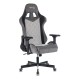 Кресло игровое Бюрократ VIKING 7 KNIGHT Fabric серый Loft ромбик текстиль/эко.кожа с подголов. крестовина металл